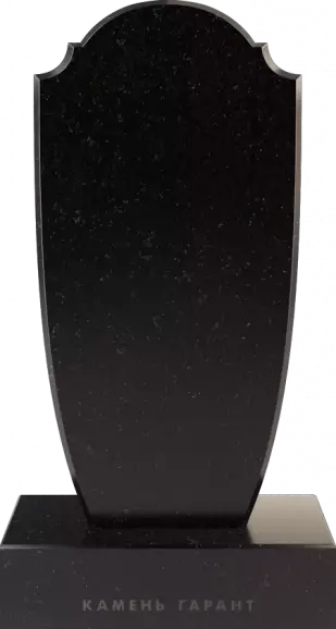 Памятник из чёрного гранита Конус 4