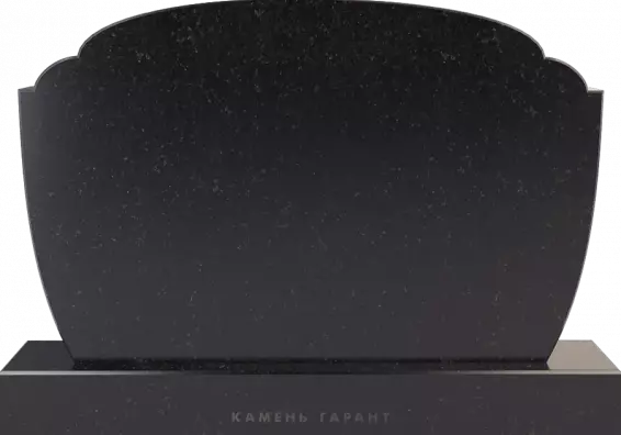 Памятник из чёрного гранита Облако
