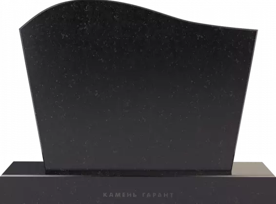 Памятник из чёрного гранита Волна 2