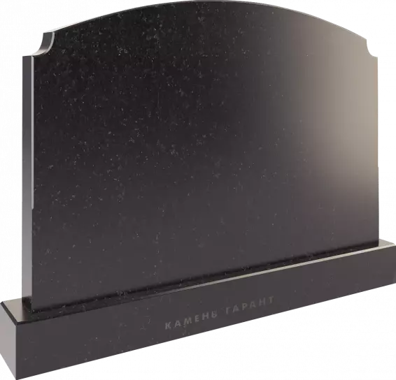 Памятник из чёрного гранита Стена 1 - фото 2