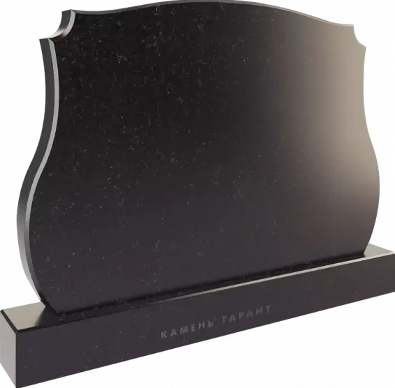 Памятник из чёрного гранита Большая Лира - фото 2