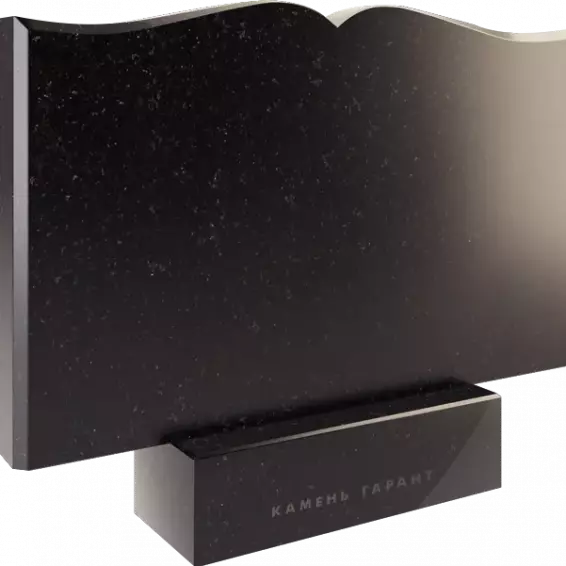 Памятник из чёрного гранита Книга - фото 2