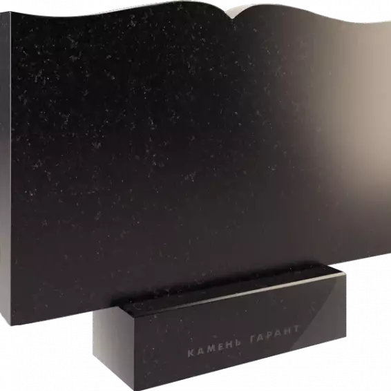 Памятник из чёрного гранита Книга - фото 3