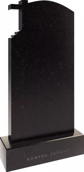 Памятник из чёрного гранита Вечность 3 - фото 3