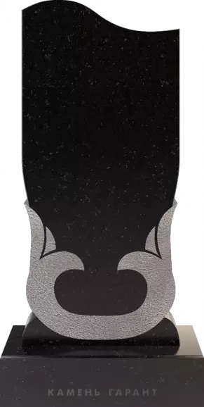 Памятник из чёрного гранита Ветер