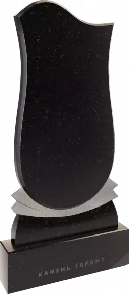 Памятник из чёрного гранита Лира 2 - фото 2