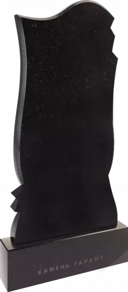 Памятник из чёрного гранита Лира 4 - фото 3