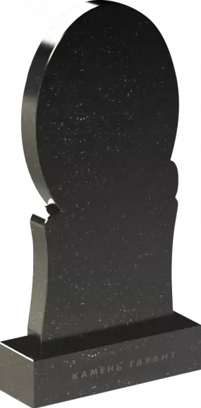 Памятник из чёрного гранита Зеркало 3 - фото 3