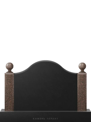 Изысканный памятник с волнистой формой