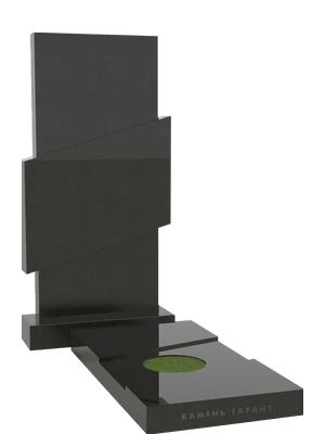 Вертикальный грациозный памятник на могилу из гранита 