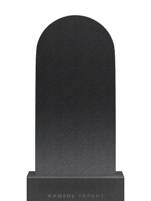 Памятник  с округлой верхней гранью