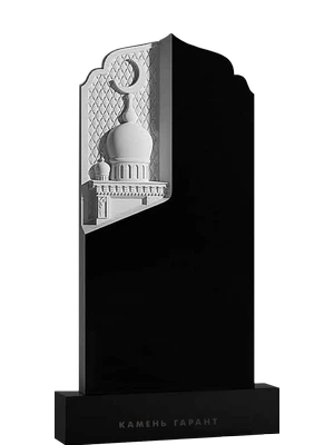 Резной памятник с восточными мотивами 