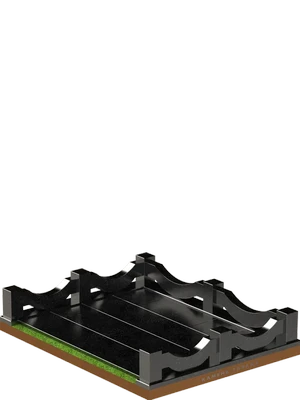 Ограда из натурального гранита для эксклюзивного оформление могил 