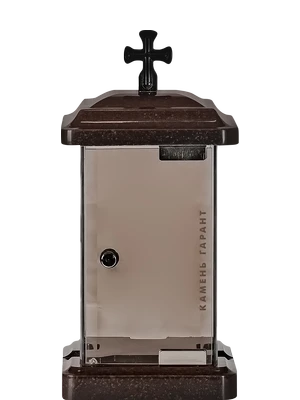 Элегантная лампада с прозрачным стеклом