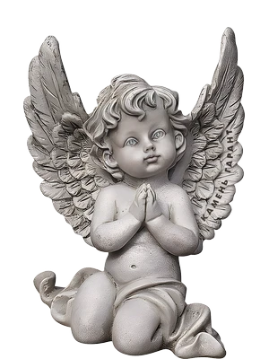 Декоративный элемент с маленьким ангелом