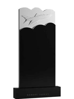 Памятник на могилу как память о службе в небе