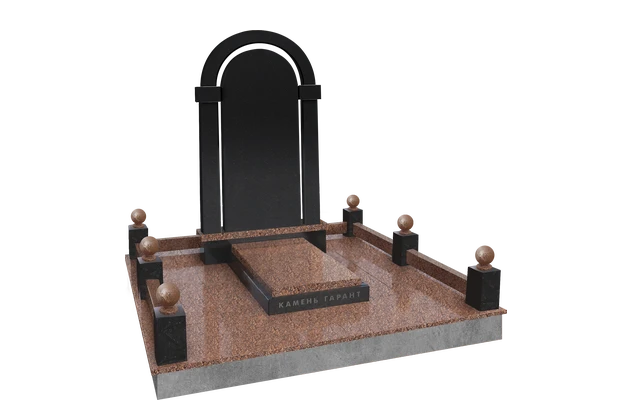 Комплекс с арочной конструкцией и подвесным обрамлением