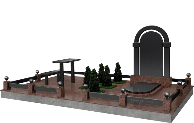 Монументальная конструкция с декоративной аркой