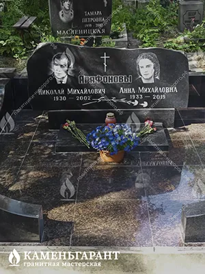 Фото памятника на могилу Памятник по индивидуальному проекту